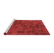 Transitional Red Washable Rugs