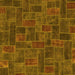 Square Patchwork Yellow Transitional Rug, abs1511yw