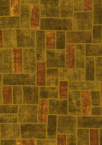 Patchwork Yellow Transitional Rug, abs1511yw