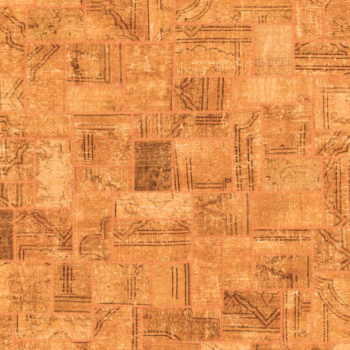 Patchwork Orange Transitional Rug, abs1512org