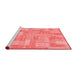 Transitional Red Washable Rugs