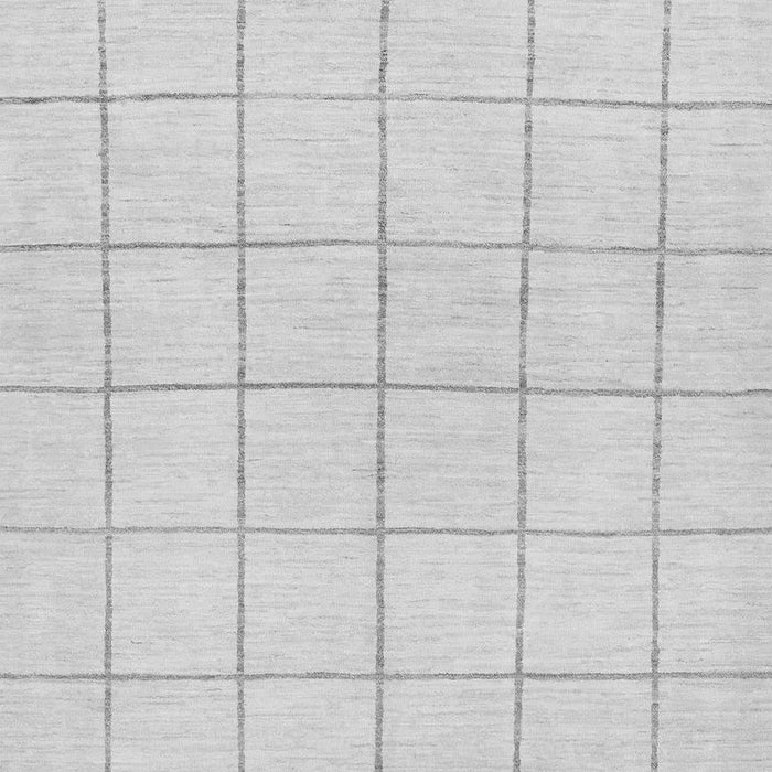 Machine Washable Solid Gray Modern Rug, wshabs1514gry