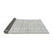 Sideview of Solid Gray Modern Rug, abs1514gry