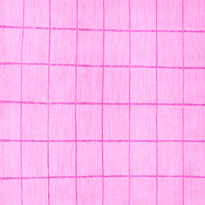 Square Machine Washable Solid Pink Modern Rug, wshabs1514pnk