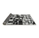 Sideview of Abstract Gray Modern Rug, abs1515gry