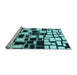 Sideview of Machine Washable Abstract Light Blue Modern Rug, wshabs1515lblu