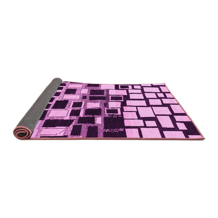 Sideview of Abstract Pink Modern Rug, abs1515pnk