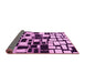 Sideview of Abstract Pink Modern Rug, abs1515pnk