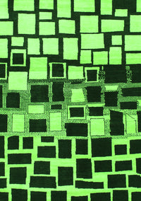 Abstract Green Modern Rug, abs1515grn