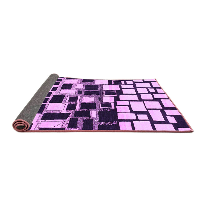 Sideview of Abstract Purple Modern Rug, abs1515pur