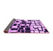 Sideview of Abstract Purple Modern Rug, abs1515pur