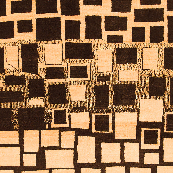 Machine Washable Abstract Orange Modern Area Rugs, wshabs1515org