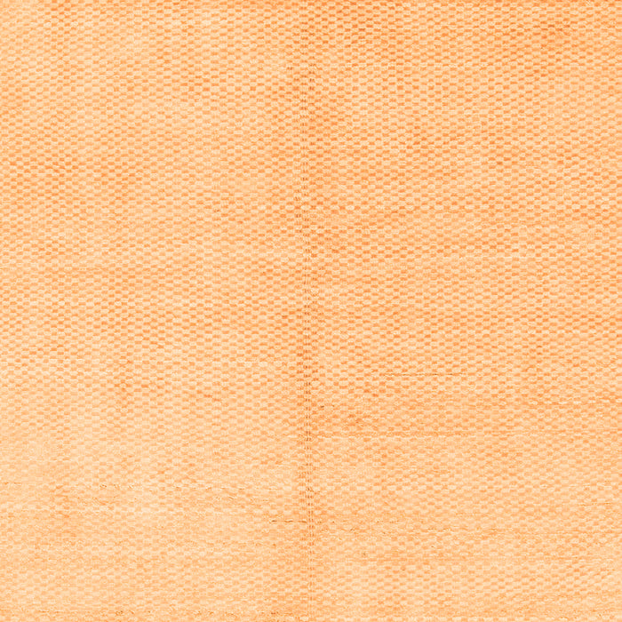 Square Machine Washable Solid Orange Modern Area Rugs, wshabs1516org