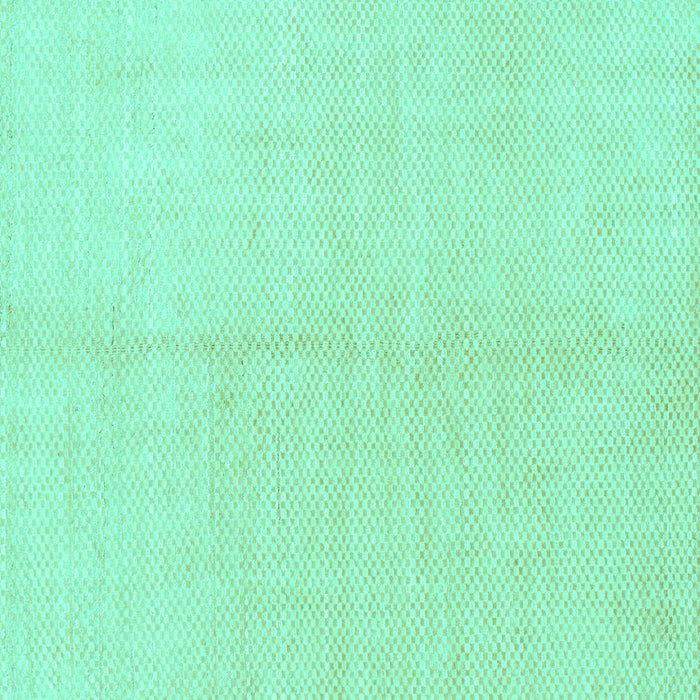 Square Machine Washable Solid Turquoise Modern Area Rugs, wshabs1516turq