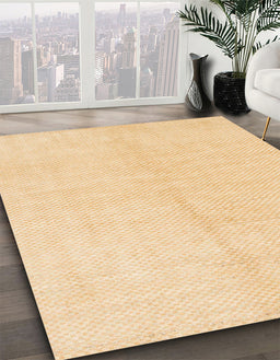 Machine Washable Abstract Brown Gold Rug in a Family Room, wshabs1516