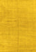 Abstract Yellow Modern Rug, abs1517yw