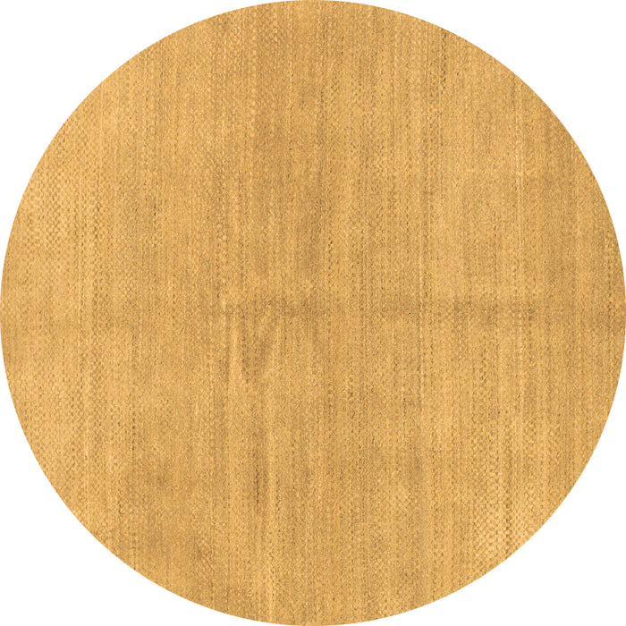 Round Abstract Brown Modern Rug, abs1517brn