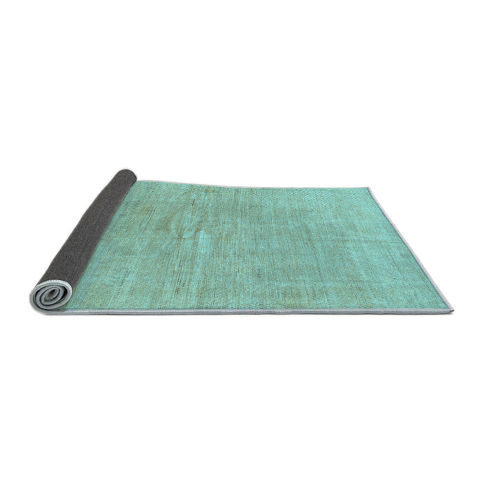 Sideview of Abstract Light Blue Modern Rug, abs1518lblu