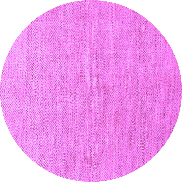 Round Machine Washable Abstract Purple Modern Area Rugs, wshabs1518pur