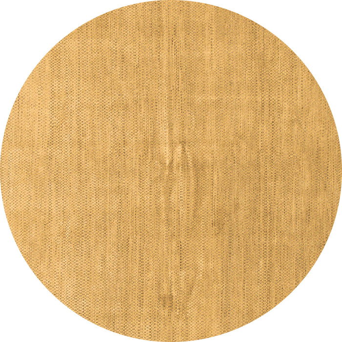Round Abstract Brown Modern Rug, abs1518brn
