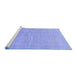 Sideview of Machine Washable Abstract Blue Modern Rug, wshabs1518blu