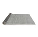 Sideview of Abstract Gray Modern Rug, abs1518gry