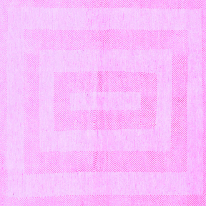 Square Machine Washable Solid Purple Modern Area Rugs, wshabs1519pur