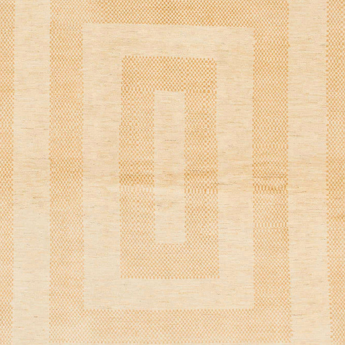 Machine Washable Abstract Sun Yellow Rug, wshabs1519