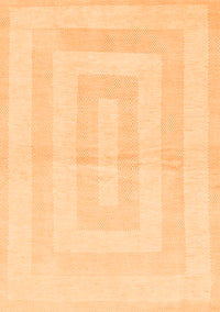 Solid Orange Modern Rug, abs1519org