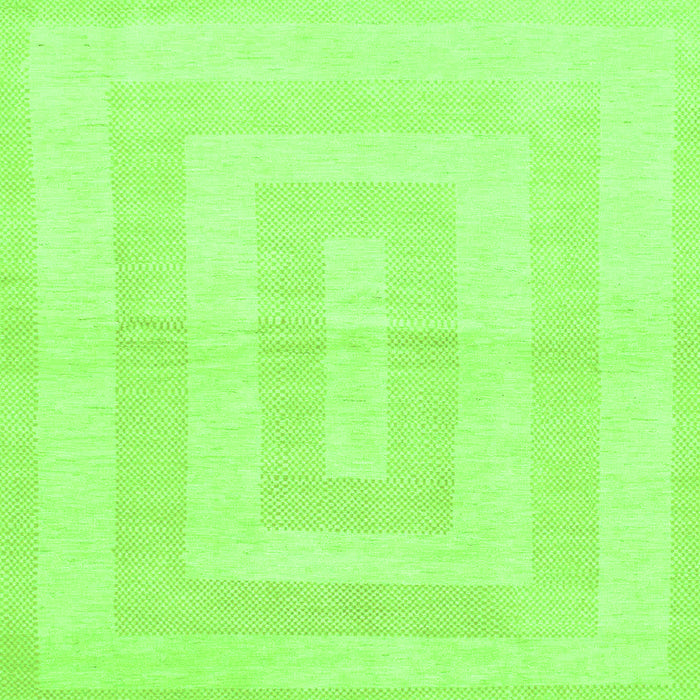Square Solid Green Modern Rug, abs1519grn
