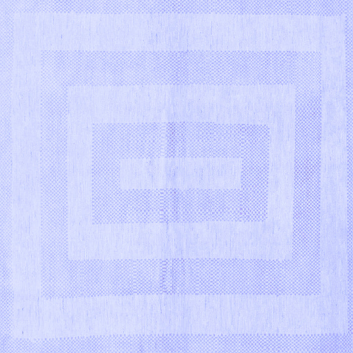 Square Machine Washable Solid Blue Modern Rug, wshabs1519blu