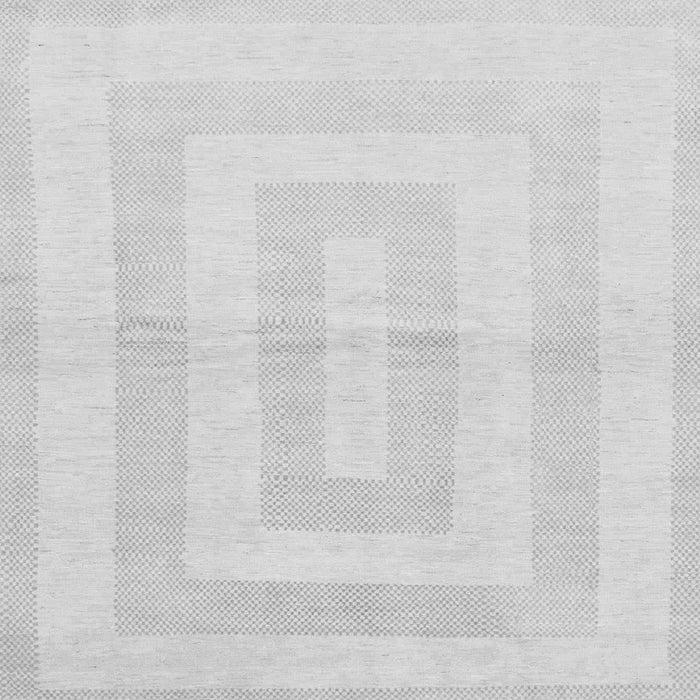 Square Machine Washable Solid Gray Modern Rug, wshabs1519gry