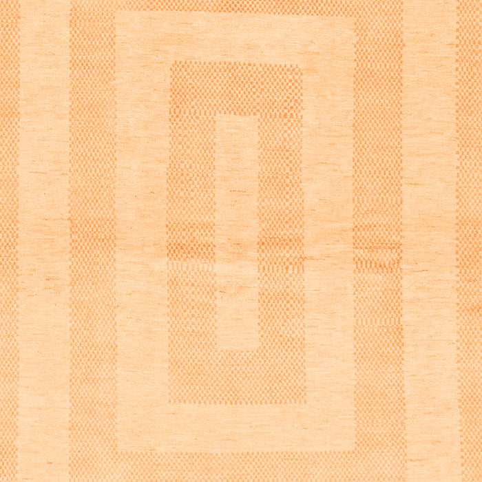 Machine Washable Solid Orange Modern Area Rugs, wshabs1519org