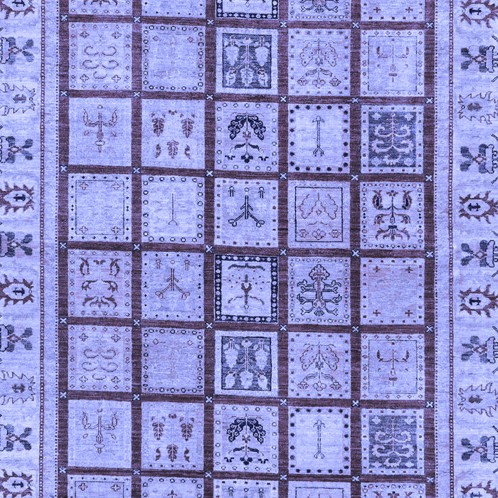 Abstract Blue Modern Rug, abs151blu