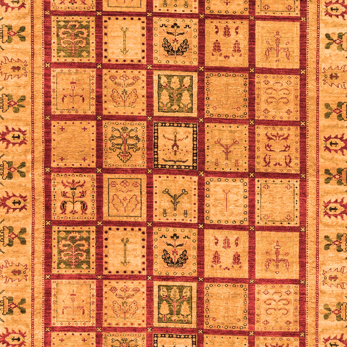 Abstract Orange Modern Rug, abs151org