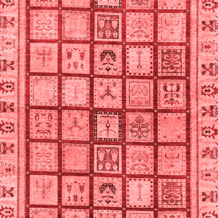 Abstract Red Modern Area Rugs