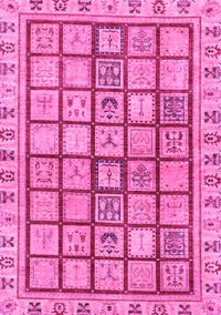 Abstract Pink Modern Rug, abs151pnk