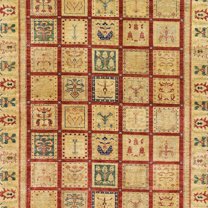 Machine Washable Abstract Red Rug, wshabs151