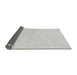 Sideview of Solid Gray Modern Rug, abs1520gry