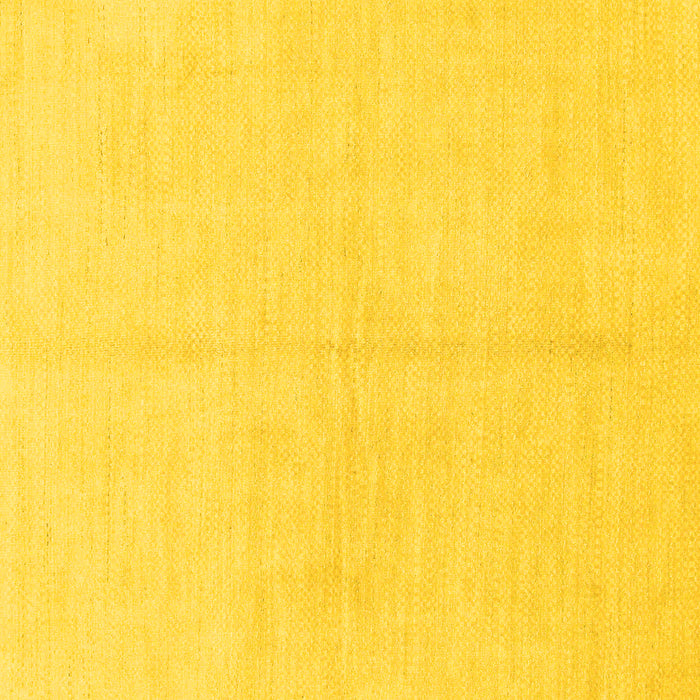 Square Solid Yellow Modern Rug, abs1520yw