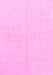 Machine Washable Solid Pink Modern Rug, wshabs1520pnk