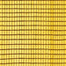 Square Machine Washable Solid Yellow Modern Rug, wshabs1521yw