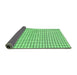 Sideview of Solid Emerald Green Modern Rug, abs1521emgrn