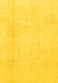 Solid Yellow Modern Rug, abs1522yw