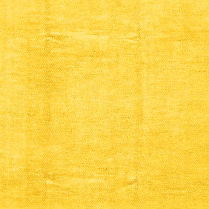 Machine Washable Solid Yellow Modern Rug, wshabs1522yw