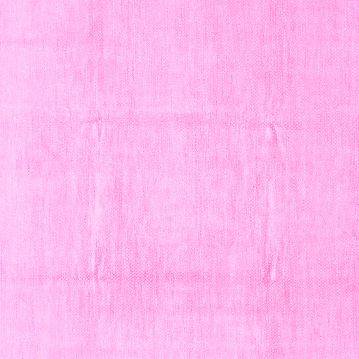 Square Machine Washable Solid Pink Modern Rug, wshabs1522pnk