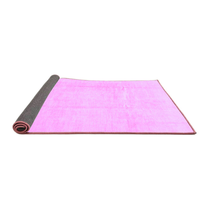 Sideview of Solid Purple Modern Rug, abs1522pur