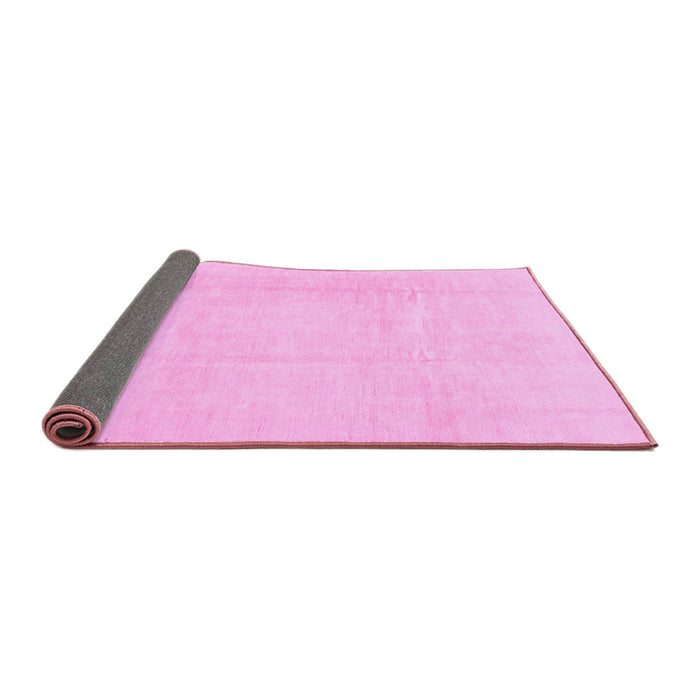 Sideview of Solid Pink Modern Rug, abs1522pnk