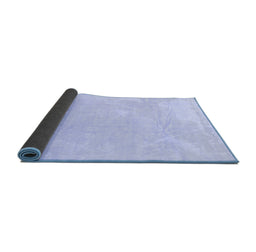 Sideview of Abstract Blue Modern Rug, abs1523blu