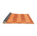 Sideview of Abstract Orange Modern Rug, abs1524org